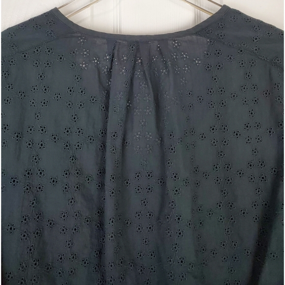 Free people  start align eyelet black  blouse - Picture 14 of 16